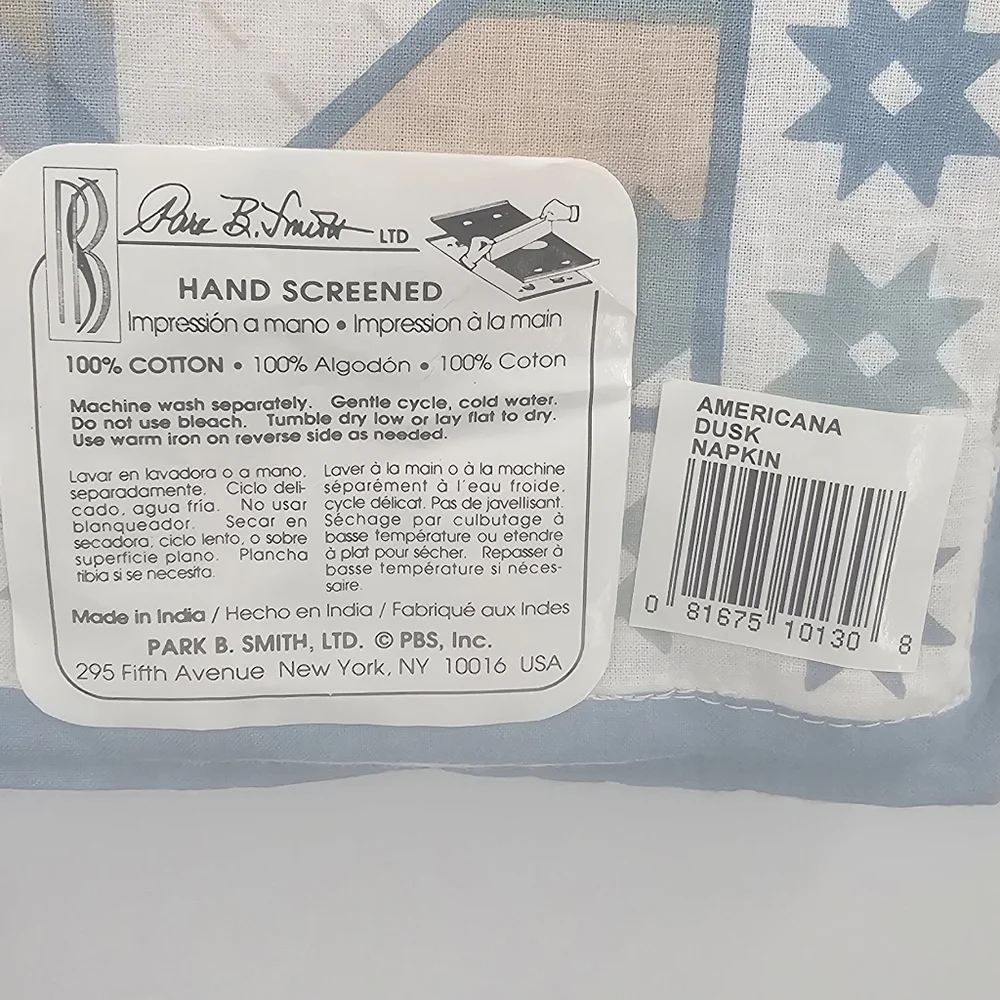 Quilt 4 Piece Napkin Set NWT